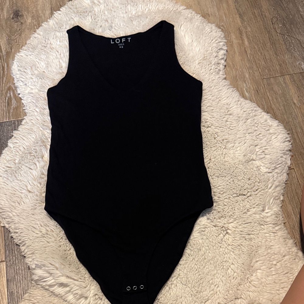 LOFT Classic Black Women Bodysuit